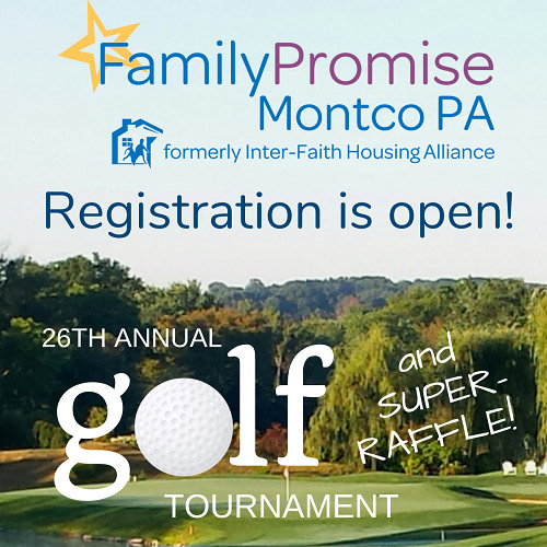 Golf Registration (and Raffle Sales) Now Open! - Family Promise Montco PA
